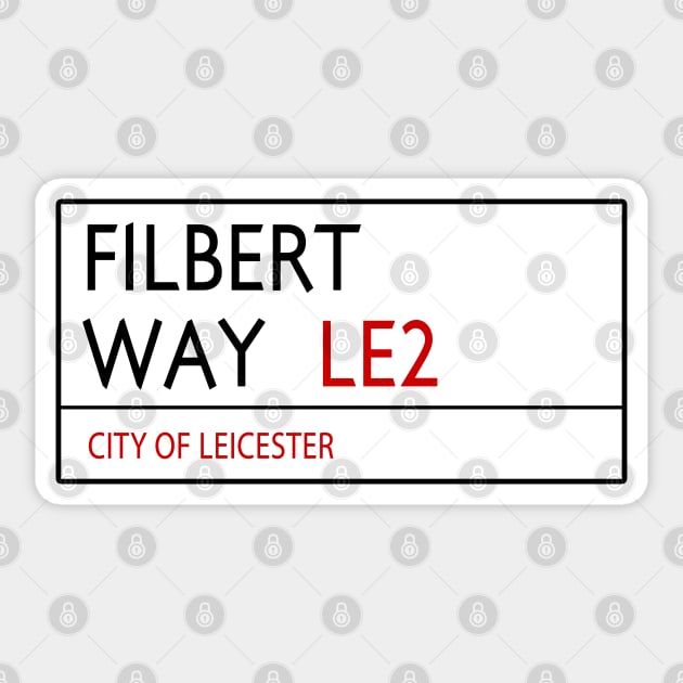 Filbert Way Leicester Sticker by Confusion101
